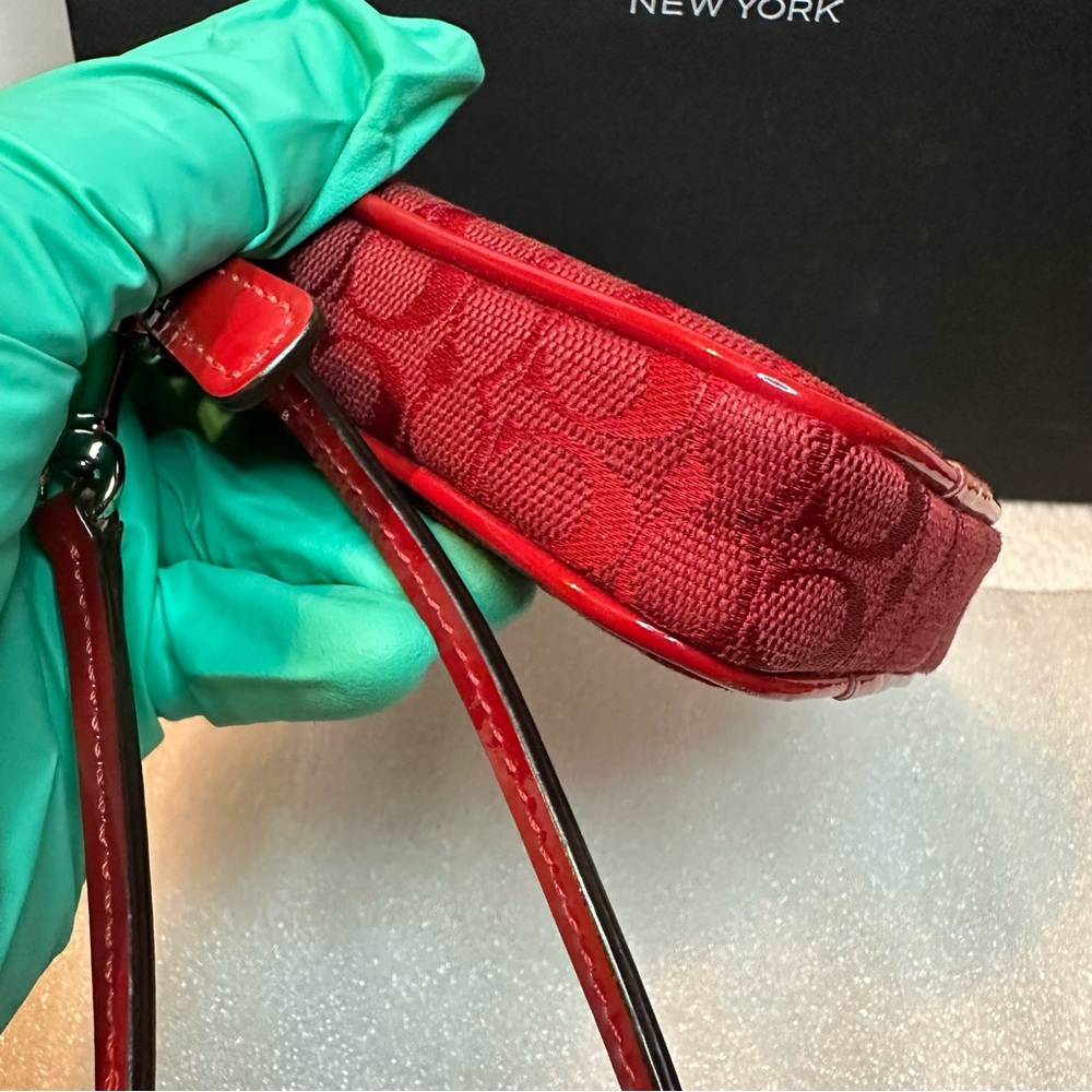 Coach Mini Bag in Vibrant Red - Picture 6 of 11